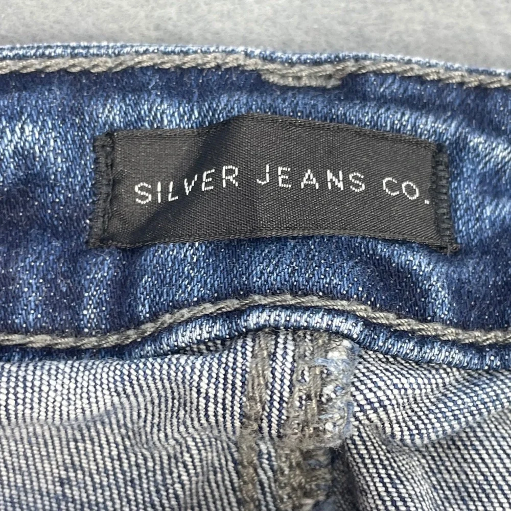 Silver Jeans Blue Suki Mid Rise Capri Jeans Women 27
